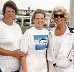 Sharon's sister Judy, her daughter, and Sharon, 1996